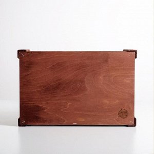 Коробка деревянная подарочная Tropical magic, 21 ? 33 ? 15  см