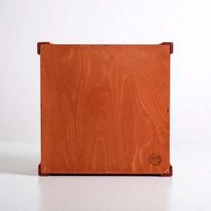Коробка деревянная подарочная Gift, 30 * 30 * 15  см