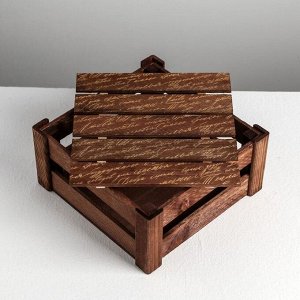 Коробка деревянная подарочная «Послание», 20 ? 20 ? 10  см