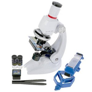 ZY838026-R Игрушка "школа ученого" микроскоп с подстветкой+насадка для смартфона в кор. в кор.2*18шт