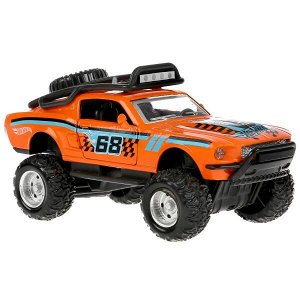 FY628-1 Машина металл свет-звук hot wheels СПОРТКАР, 12,5 см, двери, инерц, кор. Технопарк в кор.2*36шт