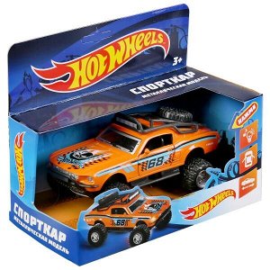 FY628-1 Машина металл свет-звук hot wheels СПОРТКАР, 12,5 см, двери, инерц, кор. Технопарк в кор.2*36шт