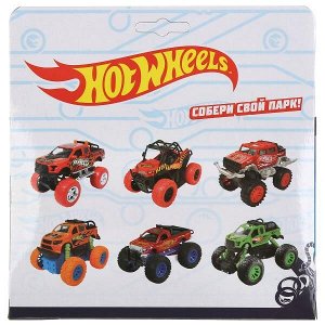 FY6108G-R2 Машина металл свет-звук hot wheels ВНЕДОРОЖНИК, 12 см, дв, подв., инер, кор. Технопарк в кор.2*36шт