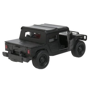 SB-18-09-H1-N(B-MATTE)-WB Машина металл HUMMER h1 ПИКАП матовый 12 см, откр.дв., багаж., инерц. Технопарк в кор.2*24шт