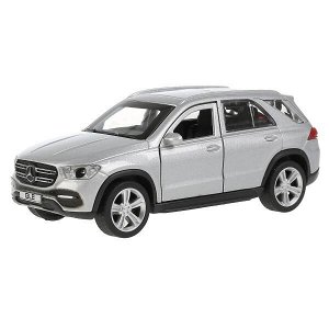 GLE-12-SR Машина металл MERCEDES-BENZ GLE 12 см, двери, багаж, серебристый, в кор. Технопарк в кор.2*36шт