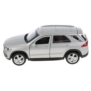 GLE-12-SR Машина металл MERCEDES-BENZ GLE 12 см, двери, багаж, серебристый, в кор. Технопарк в кор.2*36шт