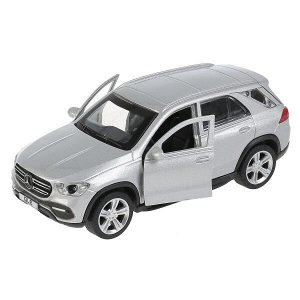 GLE-12-SR Машина металл MERCEDES-BENZ GLE 12 см, двери, багаж, серебристый, в кор. Технопарк в кор.2*36шт