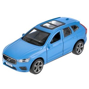 XC60-12FIL-BU Машина металл VOLVO xc60 r-design матовый синий 12 см, двери, багаж, в кор. Технопарк в кор.2*36шт