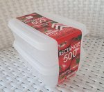 Daiso Контейнер 0,5л.Набор 2шт