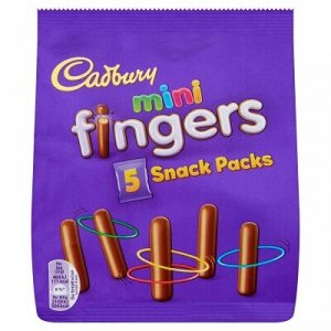 Шоколадные палочки Cadbury Fingers 115,8 гр