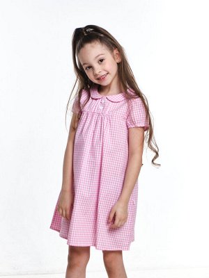 Mini Maxi Платье в мелк клеточку (92-116см) UD 3260(2)розовый