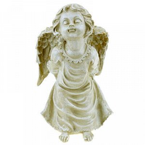 Скульптура-фигура для сада из полистоуна "Ангел стоячий" 14х