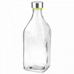 Бутылка стеклянная &quot;4 Грани&quot; 1,1л h25,5см, д/горла 2,8см, ви