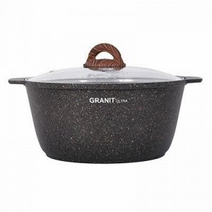 "Granit Ultra" Кастрюля с тефлоновым покрытием 5л, д28см, h1