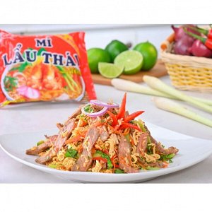 Супчик лау (пшеничная лапша со вкусом креветки (кисло-остро-сладкая)  80 гр