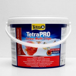 Корм TetraPro Colour для рыб, чипсы для окраса, 10 л.