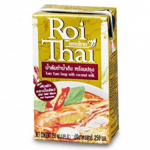 Суп  Том Ям с кокосовым молоком ROI THAI, 250 мл