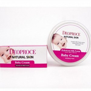 KR/ DEOPROCE Natural Skin Baby Cream Hydrolyzed Milk Protein Крем "Детский с молочным протеином", 100гр./ №1222