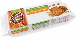 Печенье Хлебный спас Мультизлаковое сдобное на фруктозе 134,0 РОССИЯ