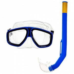 Набор для подводного плавания: маска+трубка, в пакете, цвета микс