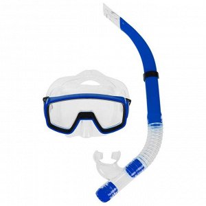 Набор для плавания: маска+трубка, в пакете, цвета микс