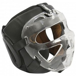 Шлем с пластиковым забралом BoyBo Fle*y BP2006, цвет чёрный, размер S