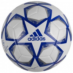 Мяч футбольный ADIDAS Finale 20 Club, размер 5, TPU, 12 панелей, машинная сшивка, белый/синий
