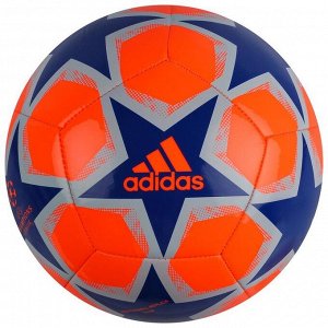 Мяч футбольный ADIDAS Finale 20 Club, размер 4, TPU, 12 панелей, машинная сшивка, оранжевый/синий