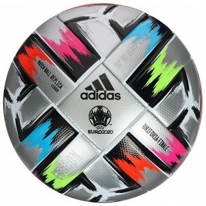 Мяч футбольный ADIDAS Uniforia Finale 20 Lge, размер 4, 8 панелей, FIFA Quality, ТПУ, термосшивка, цвет серебряный