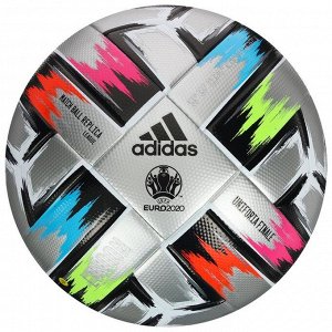 Мяч футбольный ADIDAS Uniforia Finale 20 Lge, размер 5, 8 панелей, FIFA Quality, ТПУ, термосшивка, цвет серебряный