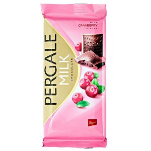 Шоколад PERGALE MILK CRANBERRY 100 г 1 уп. х 19 шт.