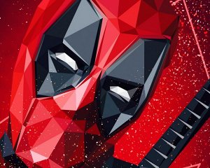 Картина по номерам на холсте "Deadpool"
