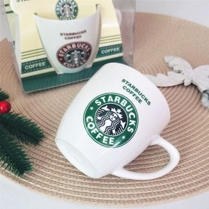 Кружка "Starbucks" в подарочной упаковке, керамическая, белая, объем 150 мл