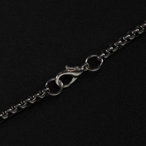 Queen fair Кулон-амулет «Помпеи» кольцо на нити, цвет чернёное серебро, 70 см
