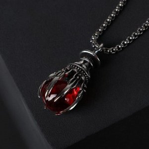 Queen fair Кулон-амулет &quot;Помпеи&quot; символ, цвет красный в чернёном серебре, 70 см