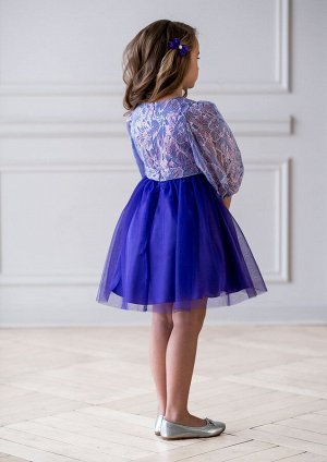 Виолета нарядное платье фиолетовый