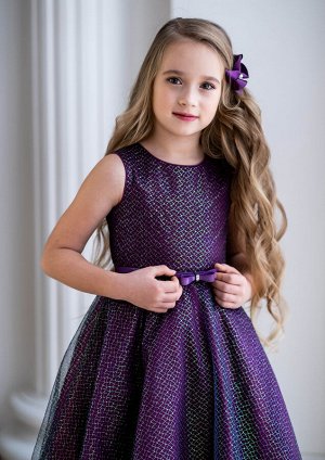 Силестия нарядное платье фиолетовый