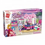Конструктор пласт. &quot;QMAN&quot; Розовый мир:Игровой автомат,137 дет.,14*44*22 см