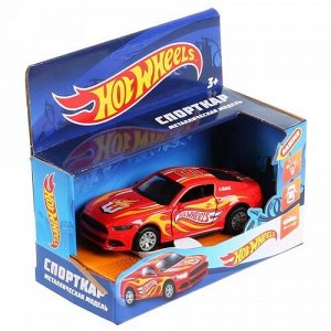 Машина метал. Hot Wheels Спорткар, 12 см, инерц, откр. двери,кор 7*16*9 см   V