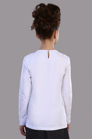 Блузка для девочки "Джемма" Арт. 13154 (белый)