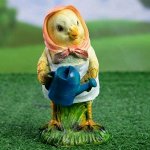 Садовая фигура &quot;Цыпа-хозяюшка&quot; полистоун 8х10х17см 1/15