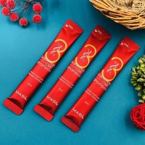 Шампунь для повреждённых волос салонный эффект Masil 3 Salon Hair CMC Shampoo, 8мл