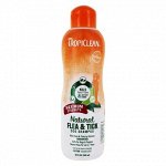 Tropiclean ШАМПУНЬ от блох и клещей &quot;Максимальная защита&quot; 355мл.