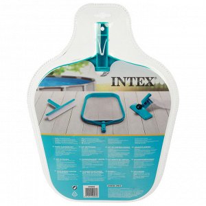 Набор для чистки бассейна: сачок, щётка, насос, 29056 INTEX