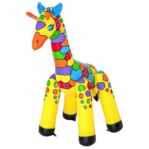 Игрушка надувная «Жираф», от 2 лет, 142 х 104 х 198 см, с распылителем, 52384 Bestway
