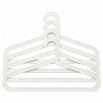 IKEA / BAGIS БАГИС | Плечики, д/дома/улицы, белый | 4 шт.