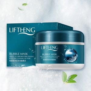 Маска для лица пузырьковая очищающая с аминокислотами шелка Liftheng Bubble Mask