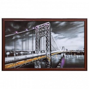 Картина &quot;Бруклинский мост&quot; 67х107 см