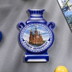 Магнит с самоваром «Санкт-Петербург. Спас-на-Крови»