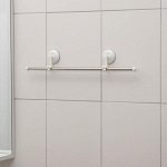 Держатель для полотенец на вакуумных присосках, 51 см